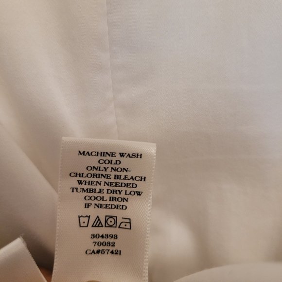 Classic Ann Taylor White Top w/ Peplum - Picture 10 of 10